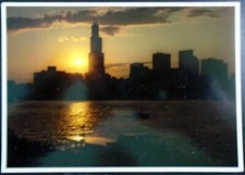 Silhouette of Sears Tower and Chicago’s Skyline, Willis Tower, Chicago, IL