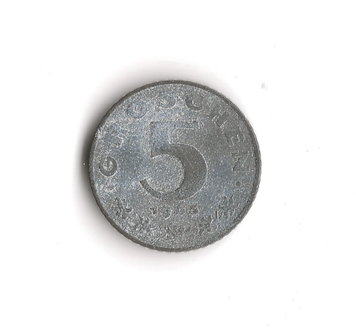 1965 Austria - 5 Groschen - 877 - Zinc - 2.5g