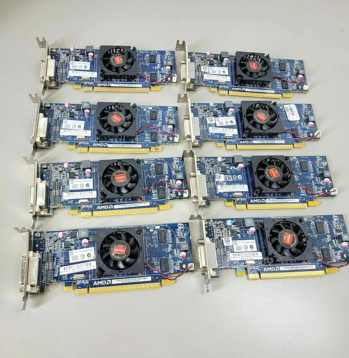 Lot 8 HP AMD Radeon HD 6350 512MB Video Card Low Profile DMS-59 637995-001