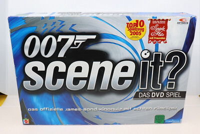 Scene it? 007 James Bond DVD Mattel Familienspiel Brettspiel Gesellschaftsspiel 