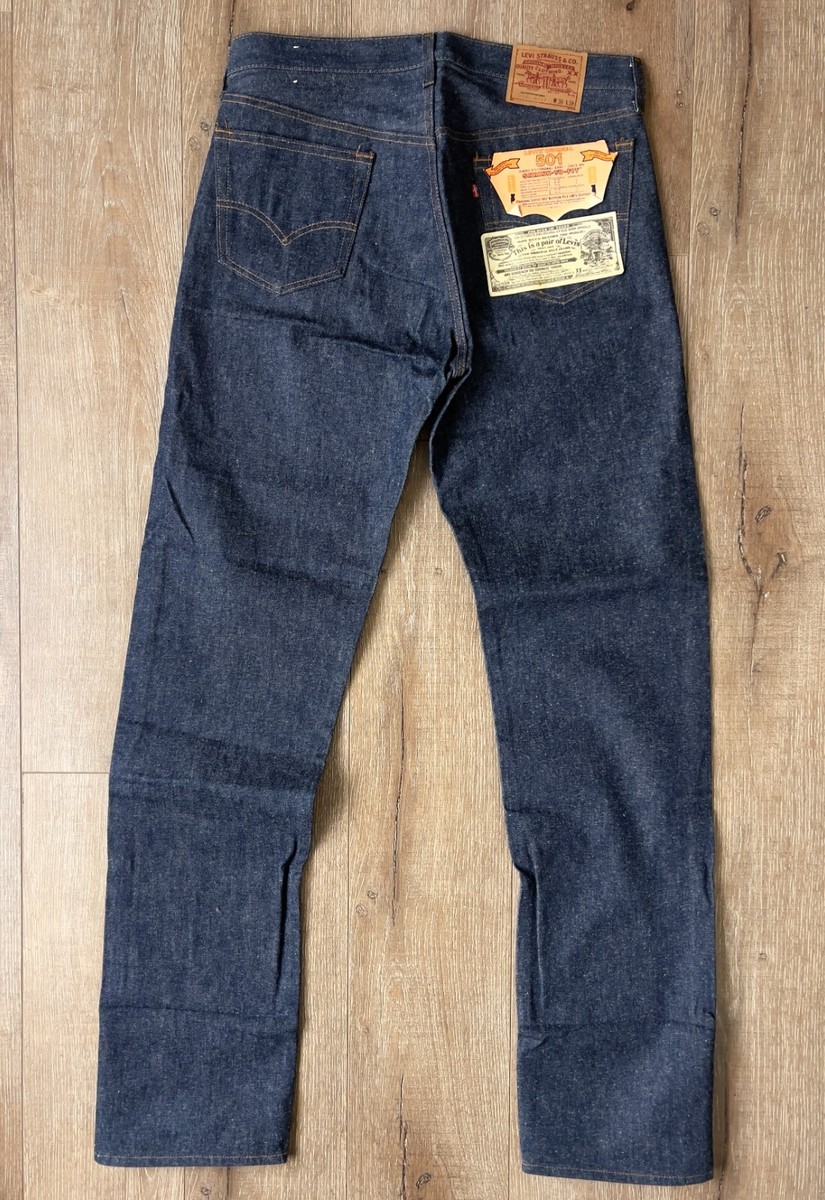 Vintage Levi's Original 501 Jeans — 1980s (1986), DEADSTOCK