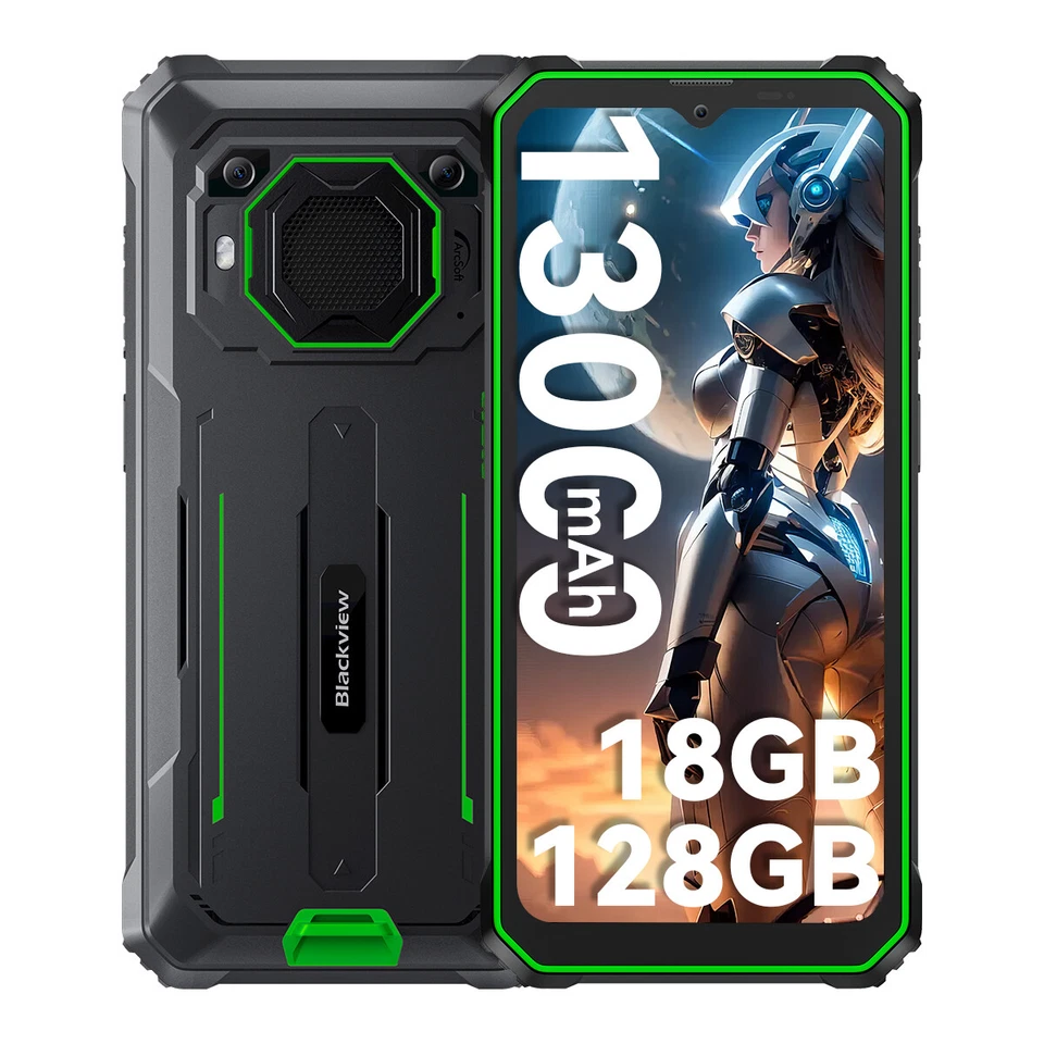 Blackview BV6200 Pro Android 14 Rugged Smartphone 6.56'' 18GB+128GB 13000mAh - Immagine 2 di 4