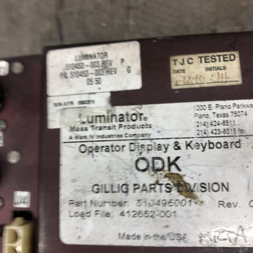 Luminator Operator Display & Keyboard 510453-004 (WORKS) - Picture 5 of 9