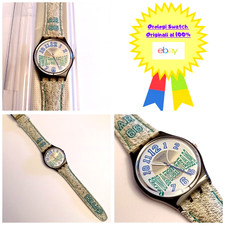Swatch Gent Nuovo City Run GM125 1994 Vintage Orologio da polso Uomo Anni 90