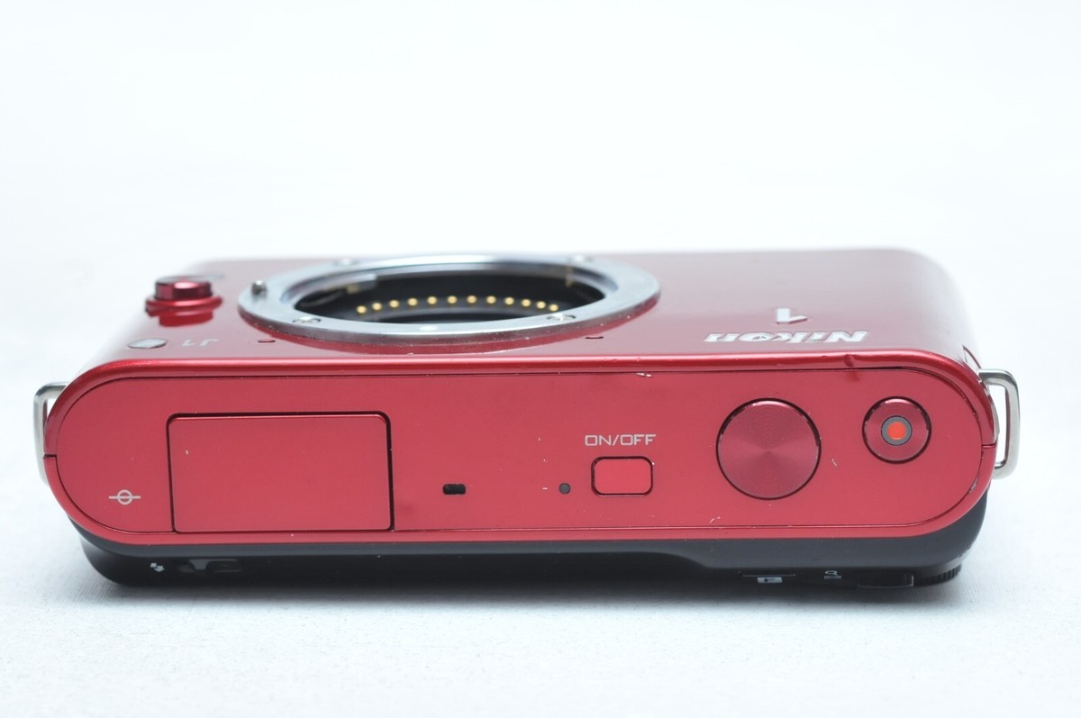 Nikon 1 J1 Mirrorless Digital Camera Body Red | eBay