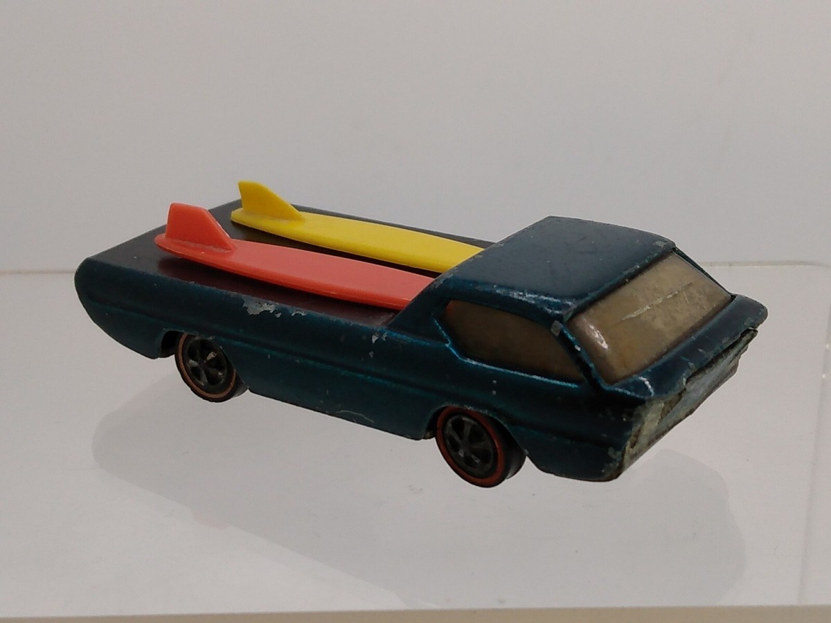 Vtg. 1967 Hot Wheels Redline Spectraflame Aqua Dodge Deora