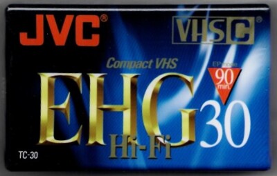 NEW  JVC VHS C Video Tape EHG T30 HiFi FREE USA SHIPPING