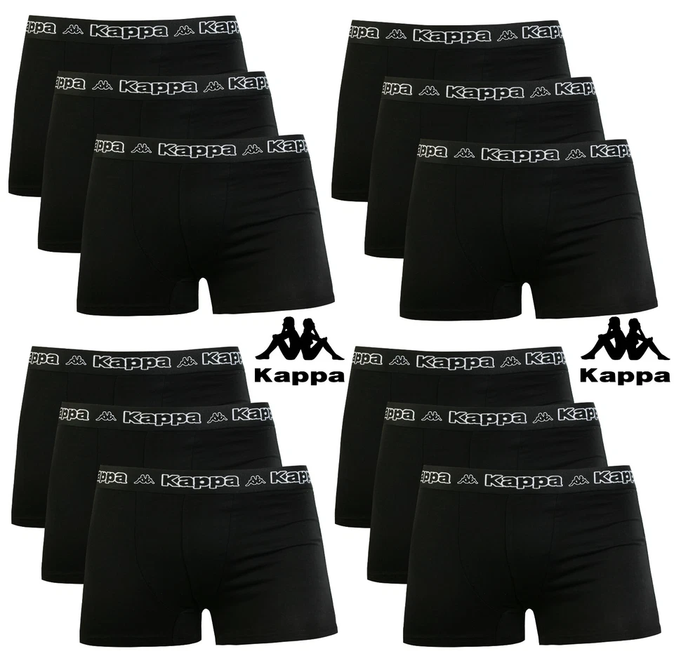 6 bis 20er-Pack Kappa Boxershorts Herren Retroshorts Baumwolle Unterhose Paket