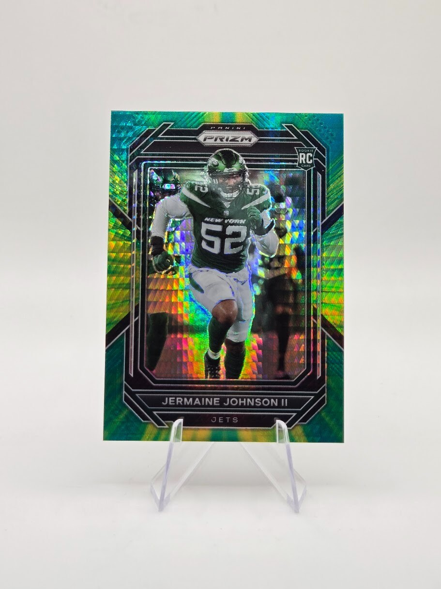 Jermaine Johnson II 2022 Panini Prizm RC Hyper SP /175 #375 Jets