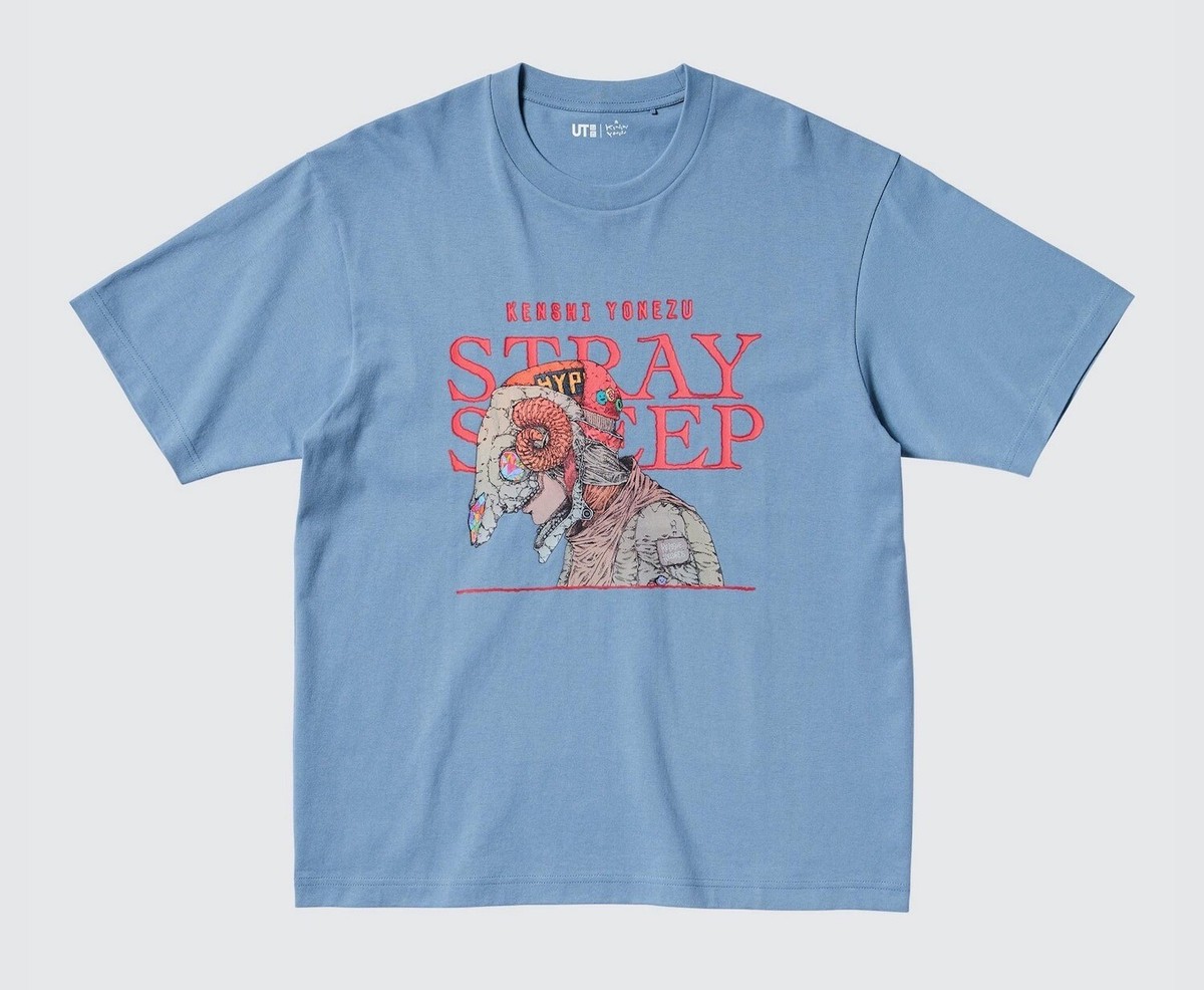 UNIQLO UT x Kenshi Yonezu Graphic T-Shirt STRAY SHEEP Blue Japan