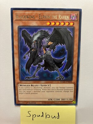 Blackwing - Elphin the Raven Rare MAZE-EN038 (Near Mint 1st