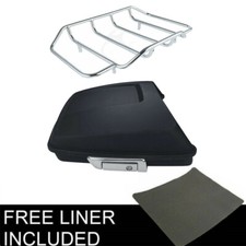 Matte Razor Trunk W/ Top Rack Fit For Harley ...