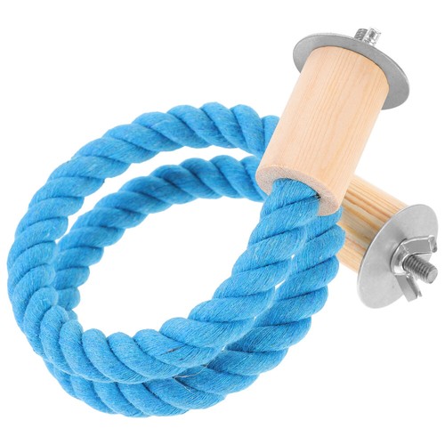Licol En Corde Pour Bétail - Tressé Polyester - Couleurs Bleu/corail/gris - Longueur Environ 2.1 M - Réglable, Doux, Durable