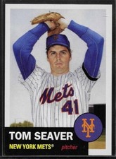 2025 Topps MLB® Living Set® # 800 TOM SEAVER New York Mets HOF 3,163 Printed b