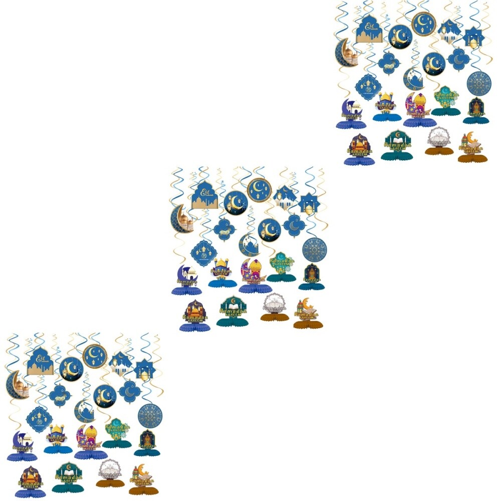 3 Sets Ramadan Decorations Eid Decorations eBay