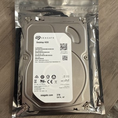 Seagate 3TB Desktop HDD ST3000DM001 7200RPM SATA 3.5 Tested Good Health