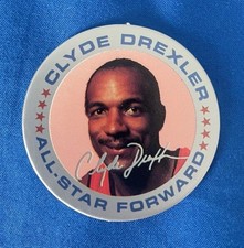 Signature Caps Premier Players Series 1 Milk Caps 1993 Pog - Clyde Drexler