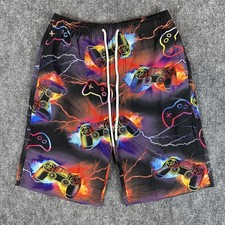 Game Time Swim Trunks Kids Boys 8-12 Years Large Game Trunks Swimming