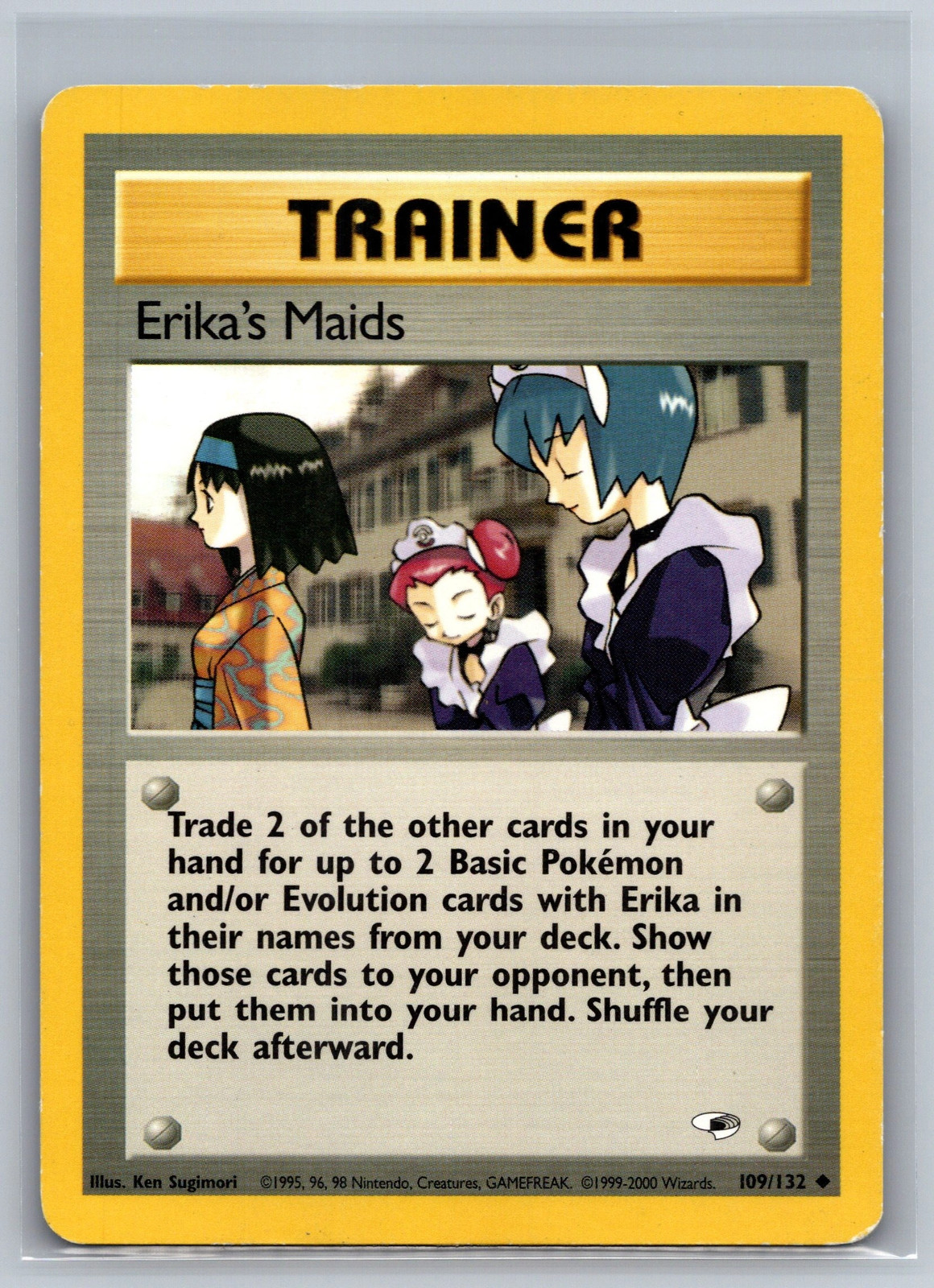 Erika's Maids 109/132 Gym Heroes Uncommon MP Pokemon TCG