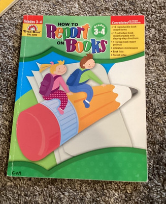 How to Report on Books grades 3-4 reproducibles homeschool