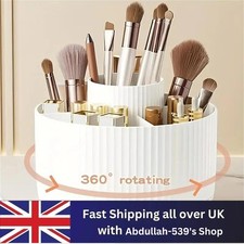 360° Rotating Makeup Organiser Brush Holder Cosmetic Organiser Brush Storage
