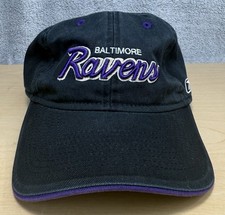 Reebok Baltimore Ravens Script Classic Strapback Hat Black & Purple