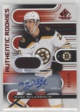 2022 SP Game Used Authentic Rookies Red Jersey 56/149 Marc McLaughlin Auto 2a6