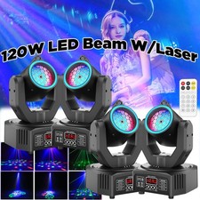 120W LED Laser DOT Beam Moving Head Light DJ Light DMX Stage Pattern Effects RGB
