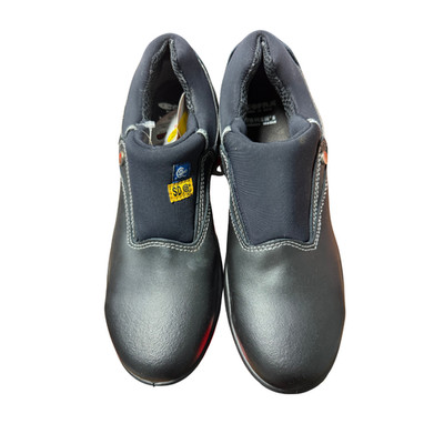 Malika Women s Steel Toe Work Shoes SlipResistant Static Dissipative Black Sz6.5