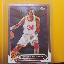 2023-24 Topps Chrome - Hakeem Olajuwon #52 Refractor