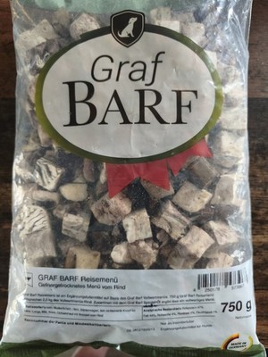Graf Barf Reisemenü Rind 750 g