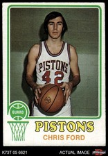 1973 Topps #79 Chris Ford Pistons RC Villanova 4 - VG/EX