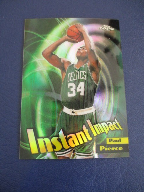 1998 Topps Chrome Instant impact-Refractor Paul Pierce Rookie (RC) #110
