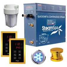SteamSpa RYT450 Royal 4.5 KW QuickStart Steam Bath Generator - Gold
