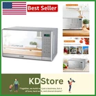 Sleek 0.7 Cu. Ft. Countertop Microwave Oven - 10 Power Levels, Easy Child Lock