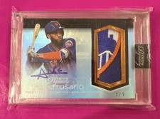 2018 Topps Dynasty Amed Rosario Auto Patch 2/5 NY Mets