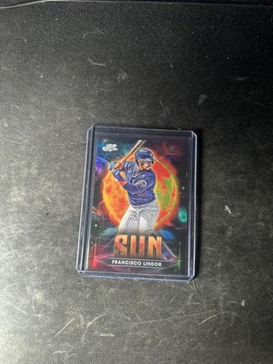 2025 Topps Chrome Cosmic Francisco Lindor The Sun Planetary Pursuit SP #PPS-4
