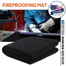 Fire Resistant Fireplace Hearth Rug, Rectangular Hearth Pad Fireproof Rugs