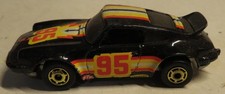 Vintage Hot Wheels P-911 Porsche Turbo Black GHO Malaysia Toy Car 1974 LOOSE GUC