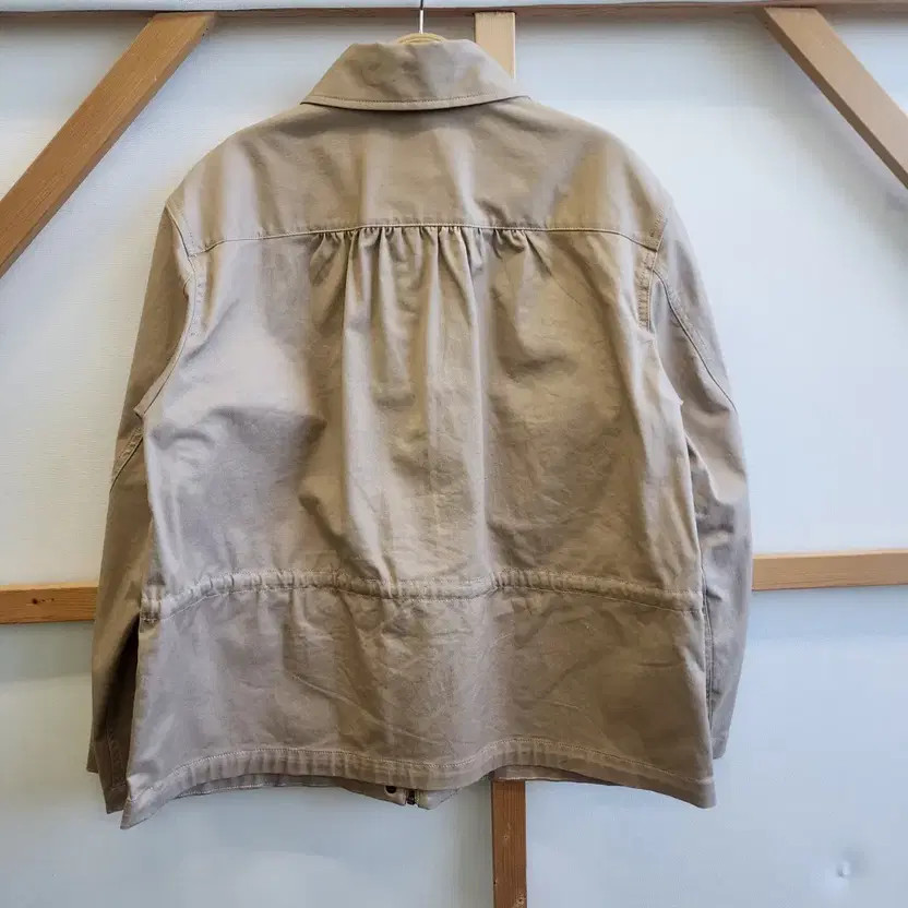 Uniqlo Beige Field Jacket with Waist String