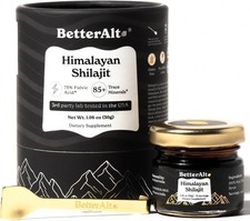 Betteralt Pure Himalayan Shilajit Resin 75 Fulvic acid 85 Trace Minerals