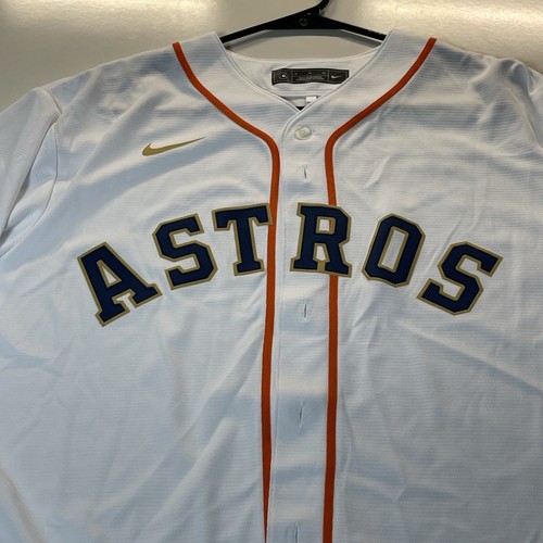 Nike Houston Astros Gold Collection 2022 World Series Champions Jersey Men’s XL - Picture 7 of 14