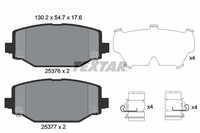1 X Bremsbelagsatz BremsbeläGe Textar 2537601 FüR Fiat Dodge