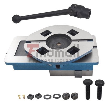 With 360° Swiveling Base 5'' Lockdown Milling Machine Vise Swiveling Base Bench
