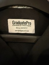 GraduatePro Matte Graduation Cap and Gown Black