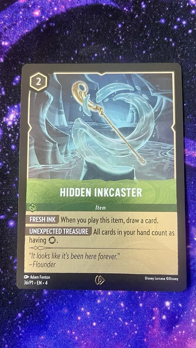 Hidden Inkcaster 36 Disney Lorcana Promo Cards for sale | eBay