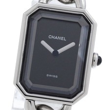 CHANEL Premiere M size H0452 black Dial Quartz Ladies Watch_967244