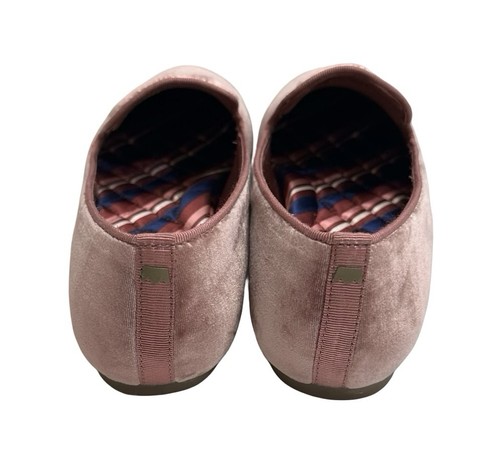 Birdies The Starling Velvet Flat Loafers Pink Size US 6.5 Excellent Used Cond - Picture 7 of 11