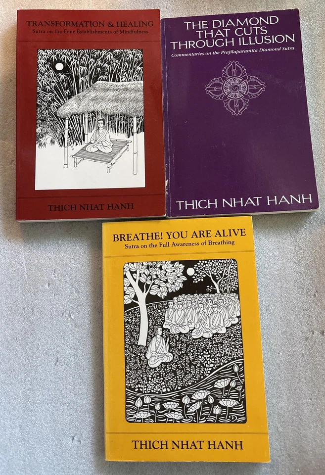 23 Books by THICH NHAT HANH : Heart Of Buddha’s PEACE IS EVERY STEP Blooming Foto 2 de 3