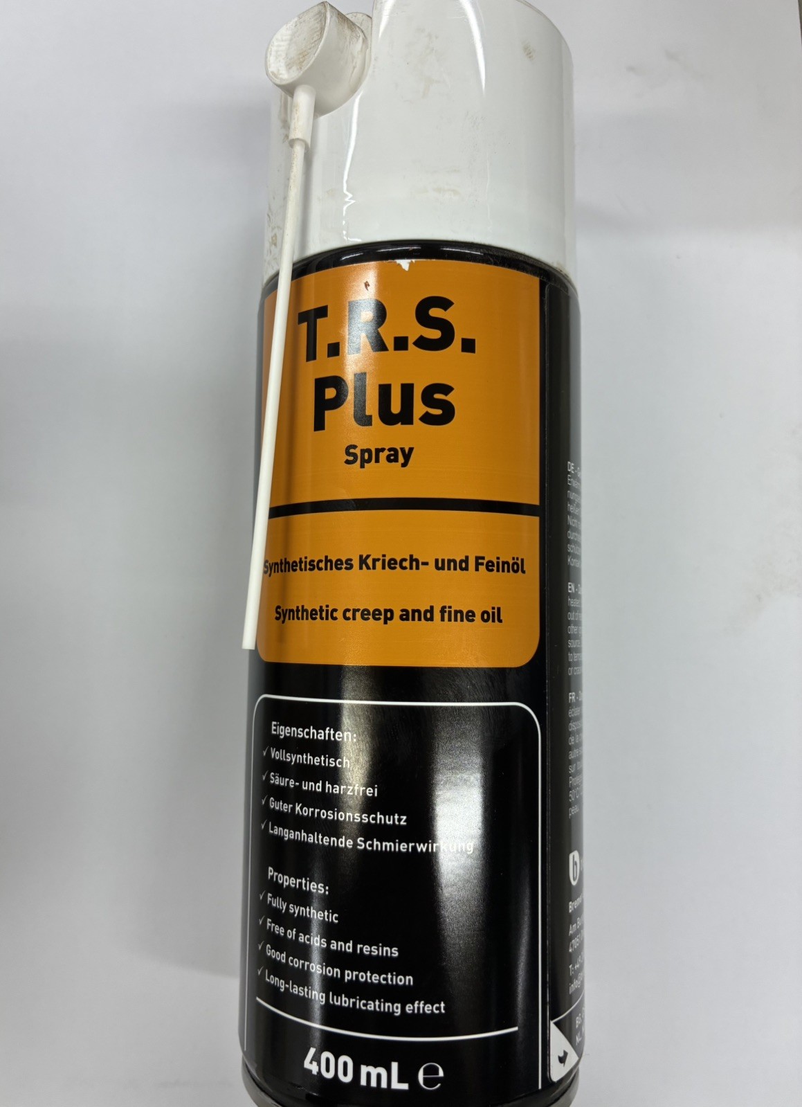 Rivolta T.R.S. Plus 400 ml Spraydose Synthetisches Kriech- und Feinöl